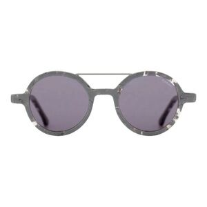 KOMONO Sunglasses NEW The Vivien Concrete Gray Round